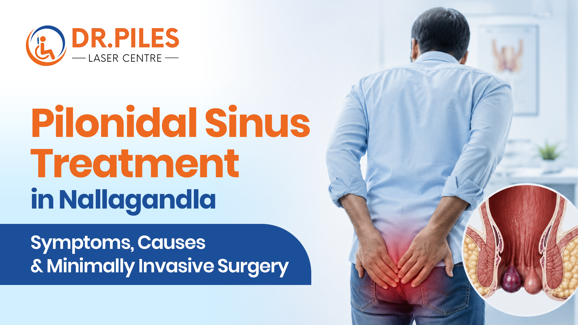 Pilonidal Sinus Treatment in Nallagandla – Symptoms, Causes & Minimally Invasive Surgery